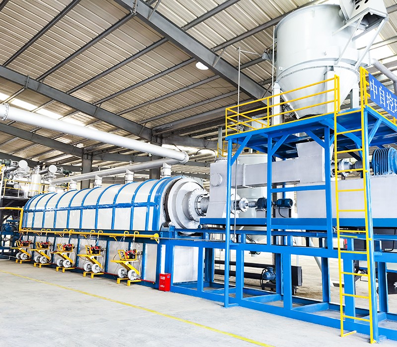 Gaspillage de pyrolyse continue plastique-huile