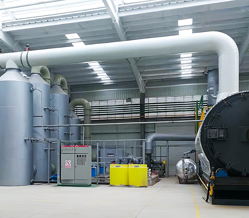 Usine de distillation atmosphérique-vide pour l'huile de pyrolyse