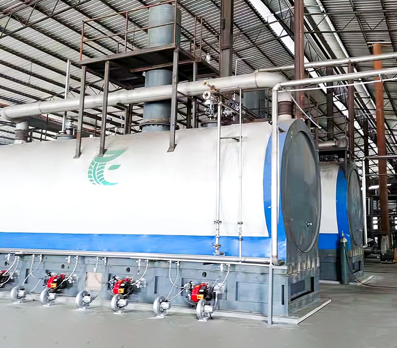 Usine de distillation atmosphérique pour l'huile de moteur déchet