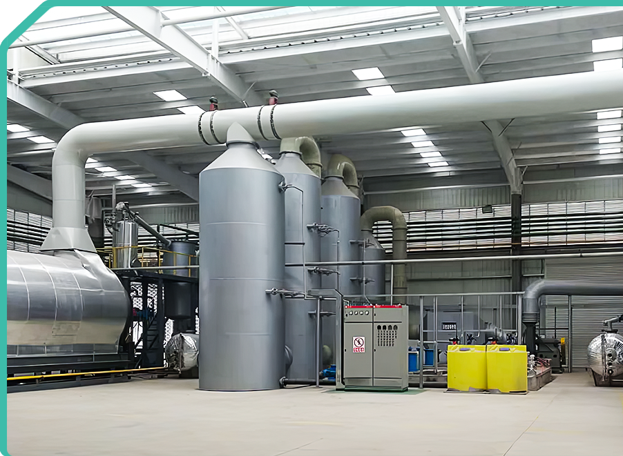 Équipement de distillation de pression atmosphérique et sous vide